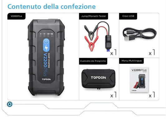 Avviatore Booster V2200 PLUS