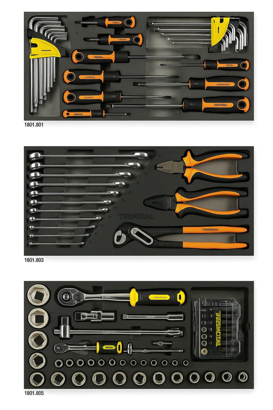 Commode mobile, 3 compartiments
