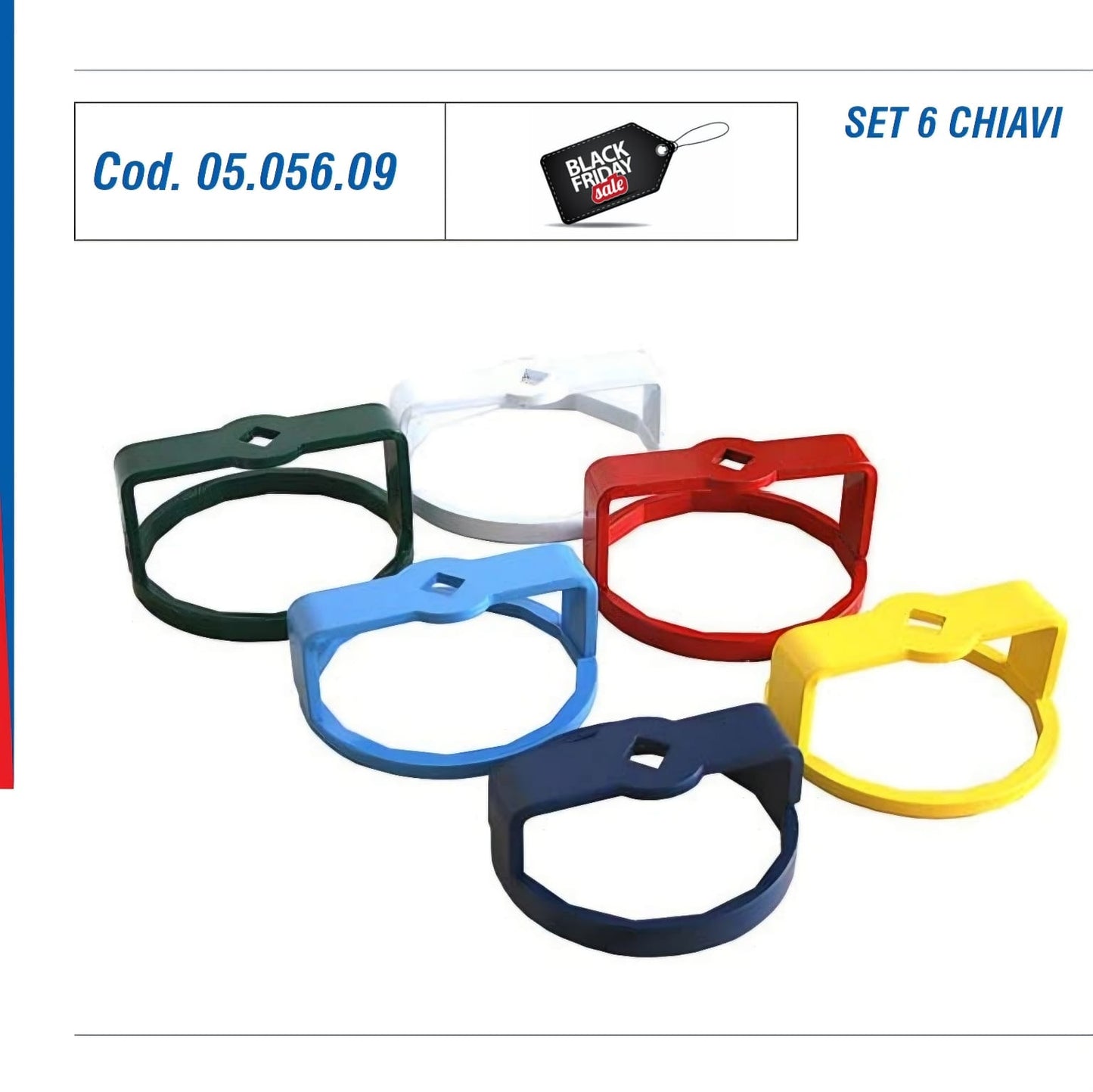 Set completo chiavi smontaggio filtri olio - Auto e Furgoni