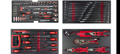 POWERHAND Tool Box, 143 pcs