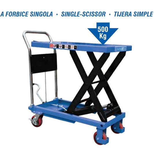 Piattaforma mobile a Forbice Singola