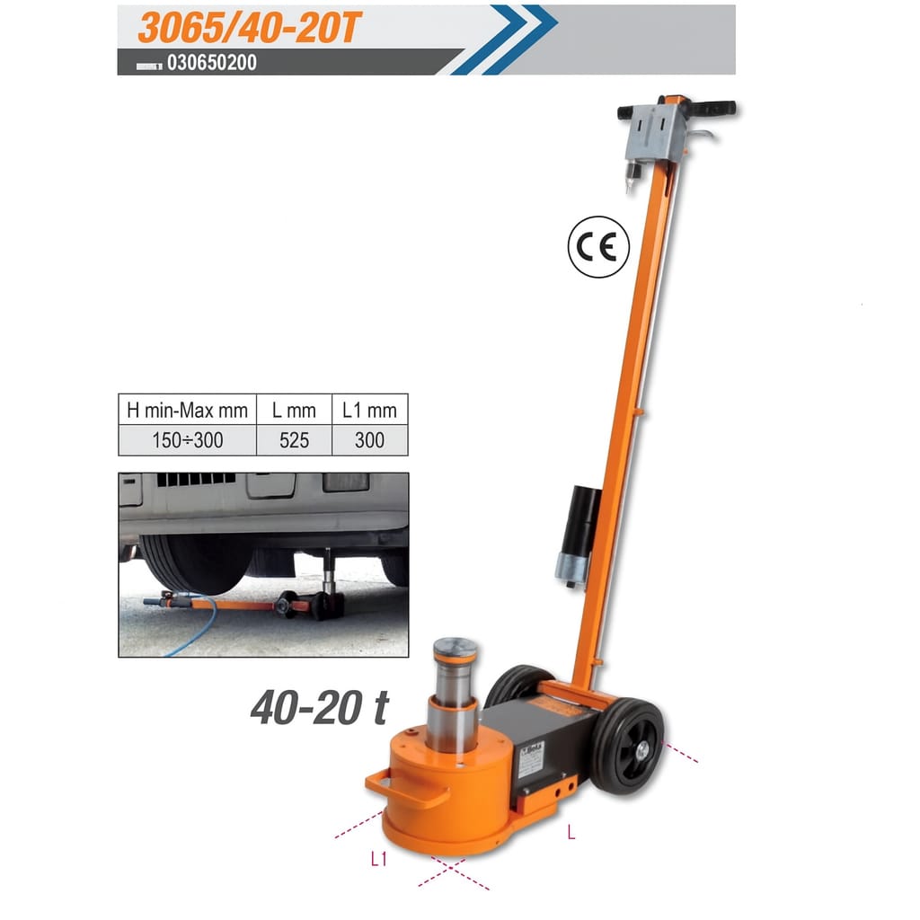 Sollevatore Oleo-Pneumatico 40-20t - BETA