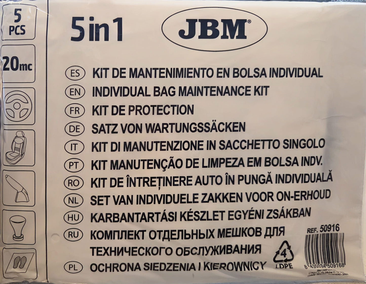 Kit Monouso - SET 5 in 1 - 10 kit!